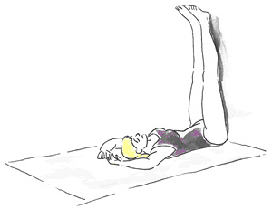 Legs Up the Wall Pose